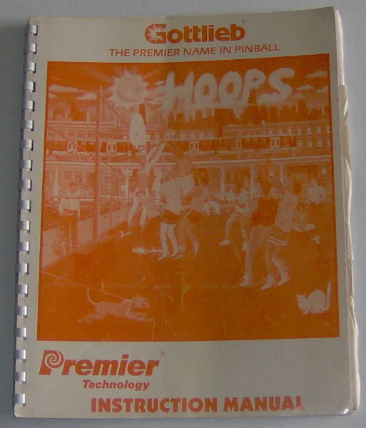 (image for) Gottlieb Hoops Instruction Manual